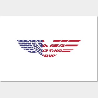 betsy ross flag wings Posters and Art